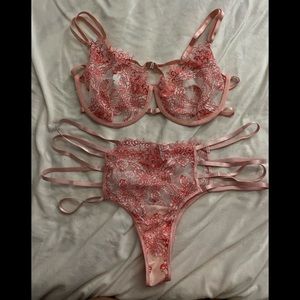 pink lingerie